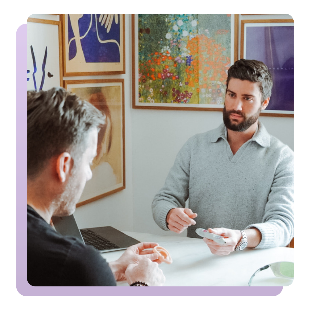 entretien femme et homme pour accompagnement post séance laser life